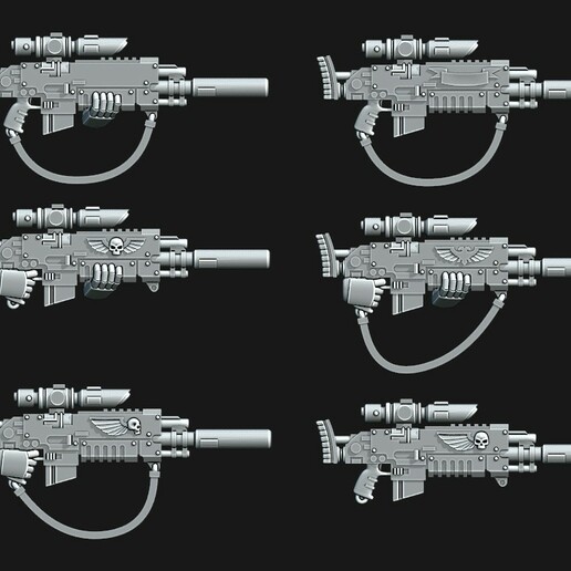 Takipçi mkii 28mm savaş oyunları becerikli Yıldızlar işlemciler Primaris Uzay denizciler deniz Warhammer 40000 40k warhammer40k cıvata tüfek 3D print model - Mito3D