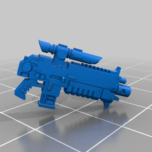 stalking bolter gun game bolt toy poorhammer boltgun 3d print model - Mito3D