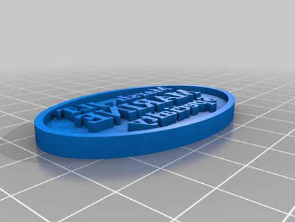 stamp rubber personnalisé Bureau 3d print model - Mito3D