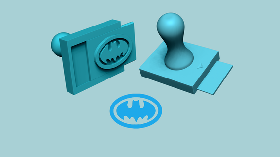 Stempel 77 Batman Fondant Dekoration Hersteller Spielzeug Kind abspielen Kinder Textur Zement Schimmel basteln Kochen Lehm Keks dekorativ Tinte Tätowierung Plätzchen Werkzeug 3d print model - Mito3D
