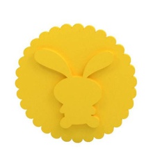 sello de la galleta estampilla casa bunny pascua cookie cupones 3d print model - Mito3D