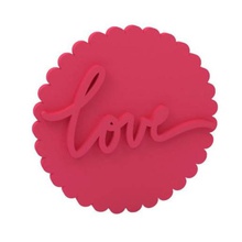 stamp cookie home love valentines valentine 3d print model - Mito3D