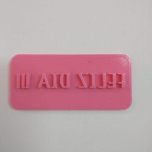stamp phrases art stamps 3d print model - Mito3D