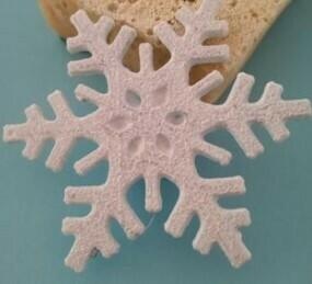 francobollo fiocco neve finestra Natale arte decorazione vacanza navidad sello natale utensili 3d print model - Mito3D