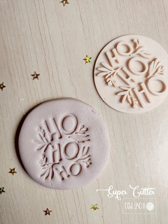 stamp cookies christmas hohoho Home cutting seal cutter cookiecutter 3d print model - Mito3D