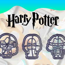 stamped cookie cutters - harry potter 3d print model - Mito3D