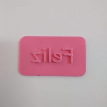 stamps phrases art 3d print model - Mito3D