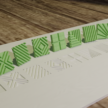 timbres poterie géométrique outils 3d print model - Mito3D