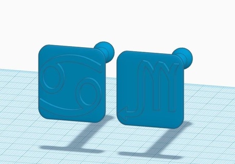 stamps signs scorpio cancer 3d print model - Mito3D