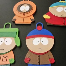 stan, kyle, kenny, cartman de south park caracteres jogo 3d print model - Mito3D