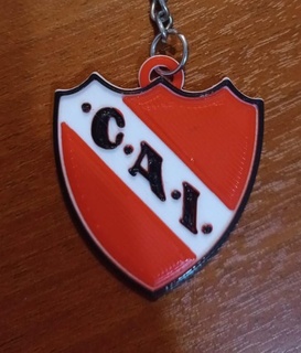stand-alone key ring independent avellaneda soccer keychain argentina afa 3d print model - Mito3D