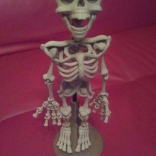 In piedi davision3d scheletro costruzione_giocattoli 3d print model - Mito3D