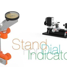 stand dial indicator various hobby mini lathe 3d print model - Mito3D