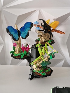 Stand Anzeige Insekt Sammlung 21342 Spielzeug Ziegel Taschen bauen Konstruktion 3d print model - Mito3D