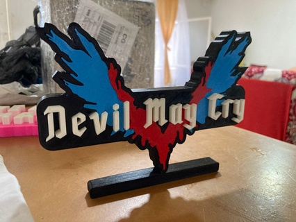 stand dmc devil cry play station 2 5 booth 3d print model - Mito3D
