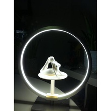 stand lampe cercle but la maison piédestal photo objectif uruk 3d print model - Mito3D