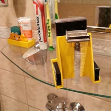 stand men s shaving stuff home bathroom organizer accessories 3d print model - Mito3D