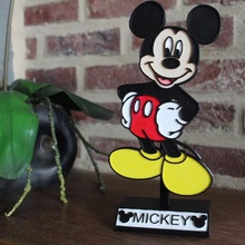 stand mickey plate decoration home character deco decorations mouse disney 3d print model - Mito3D