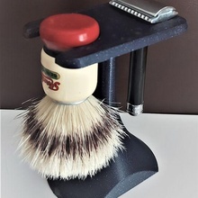 estante soporte maquinilla afeitar afeitado cepillo 3d print model - Mito3D