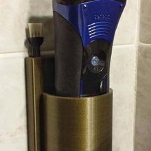 stand razor home bathroom holder 3d print model - Mito3D