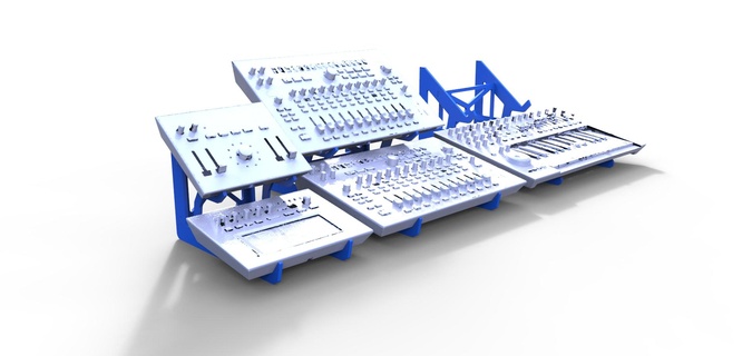 ficar pé Roland ar teclado sintetizador 3d print model - Mito3D