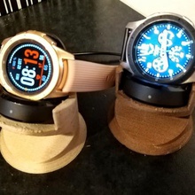 stand de samsung reloj gadget el teléfono móvil pie smartwatch 3d print model - Mito3D