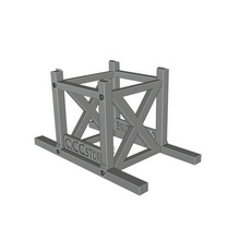 stand scx10 & ii axial support ornament 3d print model - Mito3D