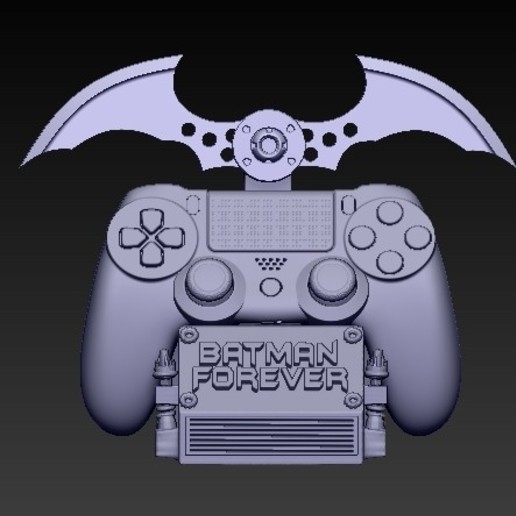 stand support ps4 control batarang play 4 3D print model - Mito3D