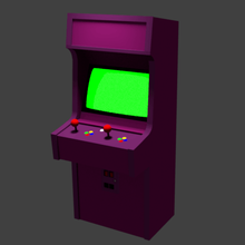 padrão de máquina arcade jogo 3d print model - Mito3D