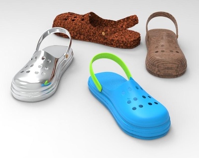 standard crocs scarpe ginnastica calzature 3d print model - Mito3D