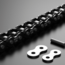 standard-Rollenkette ansi 120 tool automotive Ketten Ritzel conveyorchain rollerchain 3d print model - Mito3D