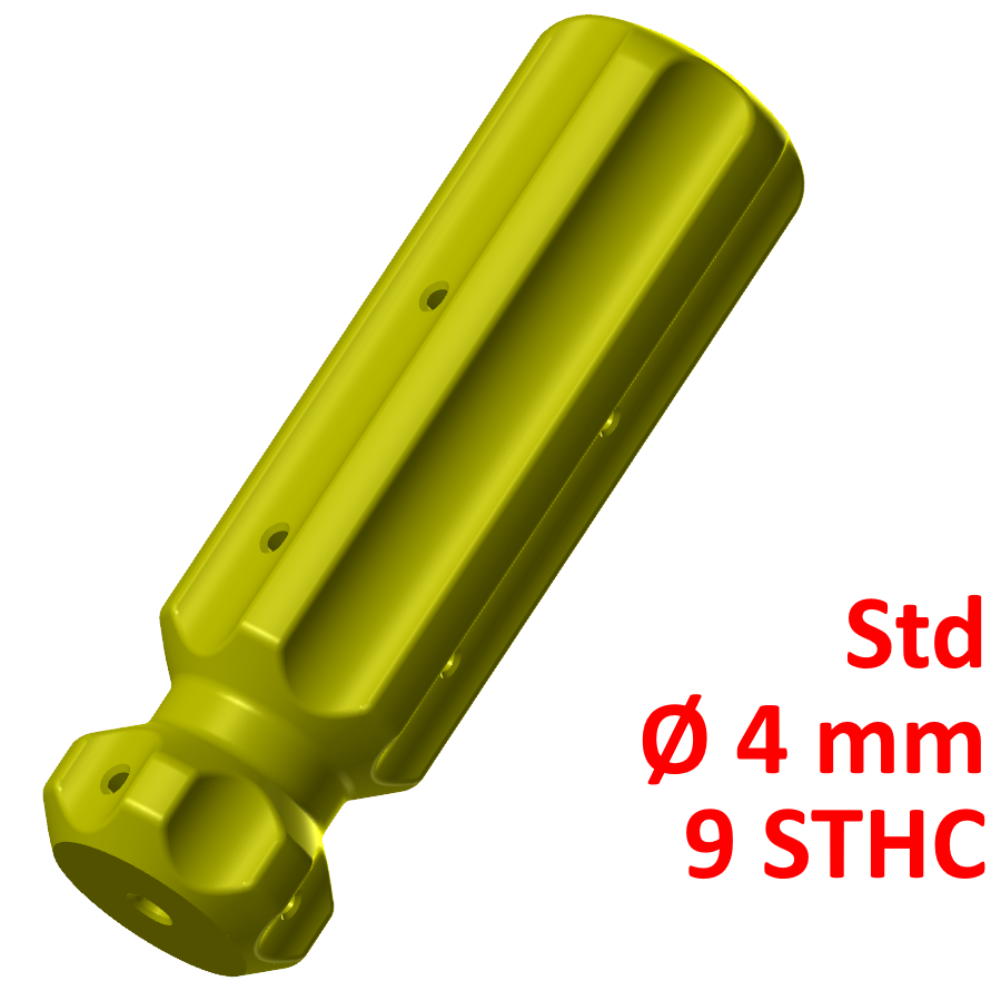 Standard Schraubendreher Griff 4 9 Schrauben Ärmel 3D print model - Mito3D