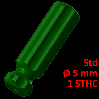 standard screwdriver handle 5 1 needle screw sleeve 3d print model - Mito3D