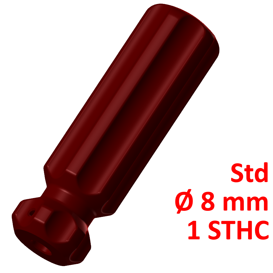 standard Cacciavite maniglia 8 1 ago vite manica 3D print model - Mito3D