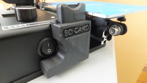 estándar sd tarjeta Puerto ender 2 herramientas crealidad soporte 3d impresora accesorios 3d print model - Mito3D