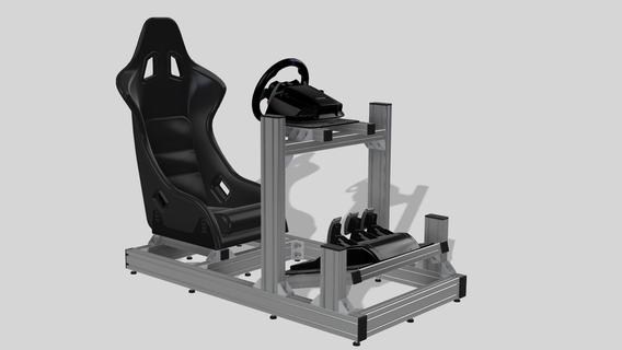 Standard simracing Cockpit ac Spiel Simulator sim rig cnc Dateien 3d print model - Mito3D