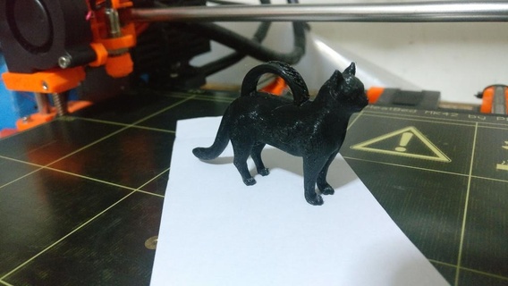 standing cat keychain keychains 3d print model - Mito3D