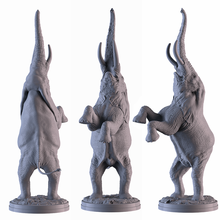 in piedi elefante miniatura statua scultura arte animale 3d print model - Mito3D
