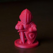 standing knight game 3d print model - Mito3D