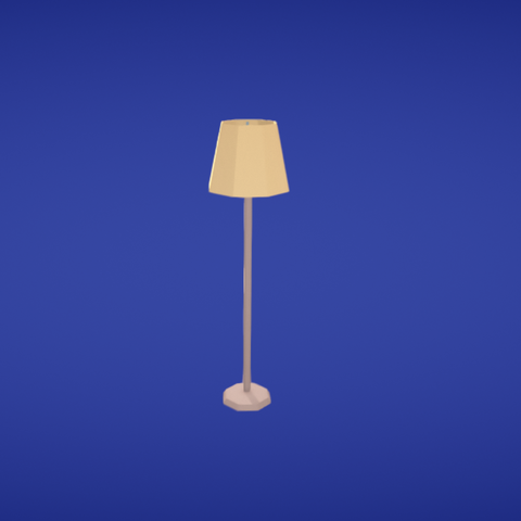 lámpara de pie casa 3D print model - Mito3D