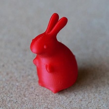 standing rabbit art 3d print model - Mito3D
