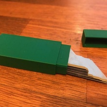 stanley blade holder case knife diy 3d print model - Mito3D