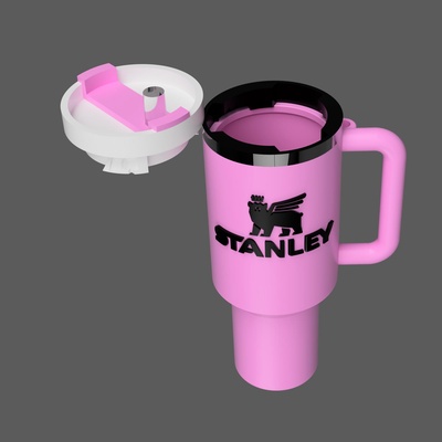 stanley becher chapstick schlüsselbund twist verriegelung deckel digital stl datei mode stanly tasse halter unterstützung geschenk mädchen starbucks medizin schlüsselanhänger 3d print model - Mito3D