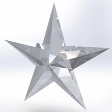 yıldız ev dekor sapin noel 3 &eacute dekorasyon Noel 3d print model - Mito3D