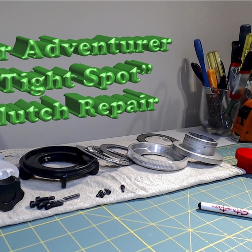 star adventurer clutch repair tool machine tools 3D print model - Mito3D