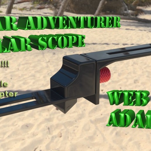 star adventurer polar scope webcam-adapter verschiedene Physik-Astronomie webcam mount skywatcher skippy 3D print model - Mito3D