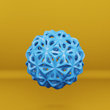 stella palla marina geodetica parametrico oceano freddo stampe arte divertimento giocattoli architettura gioco giocattolo cupola ragazzi agitarsi 3d print model - Mito3D