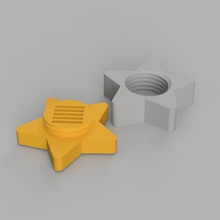 estrella de la caja tarjeta sd gadget mapa 3d print model - Mito3D