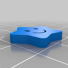 étoile bouton mode 3d print model - Mito3D