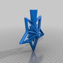 star christmas tree etoile sommet sapin noel decor 3d print model - Mito3D